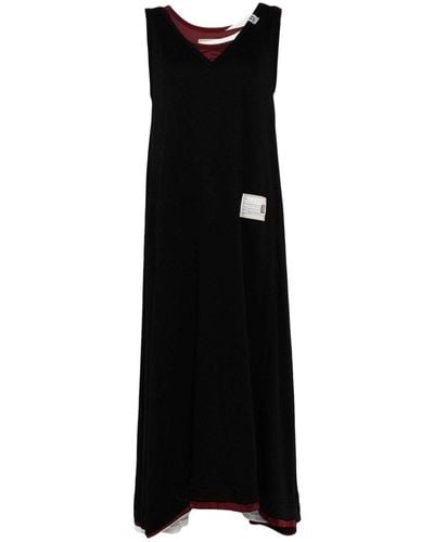 Maison Mihara Yasuhiro Layered-effect Sleeveless Dress - Black