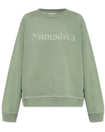 Nanushka ‘Mart’ Sweatshirt With Logo - Green