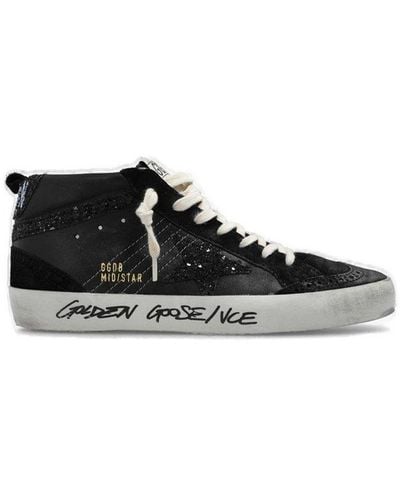 Golden Goose 'mid Star' Sneakers - Black