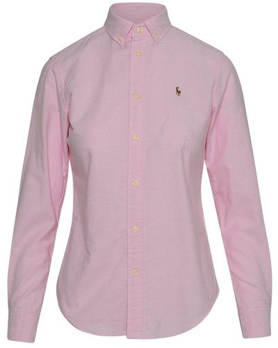 Polo Ralph Lauren Pink Georgia Cotton Shirt