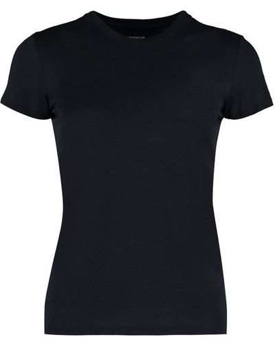 Vince Slim-fit Crewneck T-shirt - Black