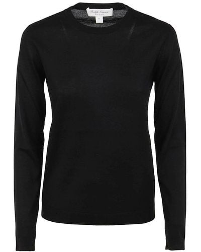 Ralph Lauren Ls Cn-Long Sleeve-Pullover - Black
