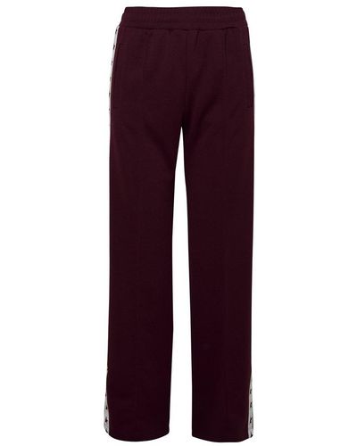 Golden Goose Burgundy Polyester Trousers - Red