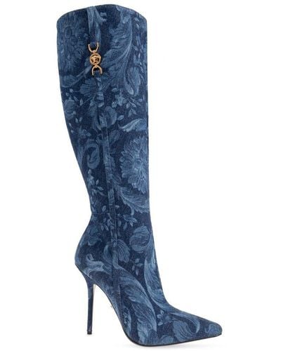 Versace Barocco Medusa '95 120mm Boots - Blue