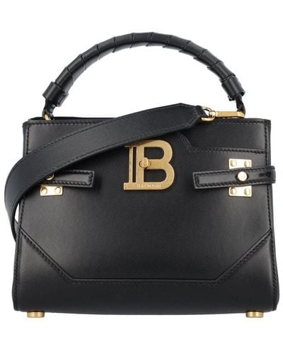 Balmain Bbuzz Top Handle Bag - Black