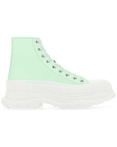 Alexander McQueen Lace-up Chunky Trainers - Green