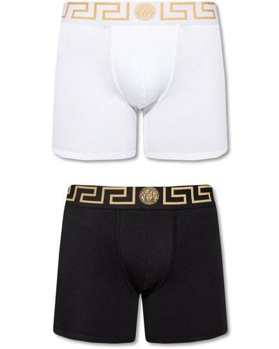 Versace Branded Boxers 2-pack - White