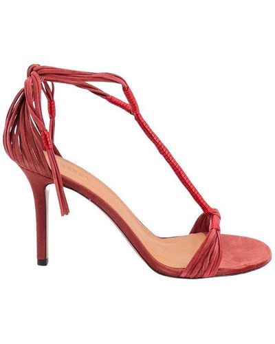 Isabel Marant Anssi Lace-up Fastened Sandals - Red
