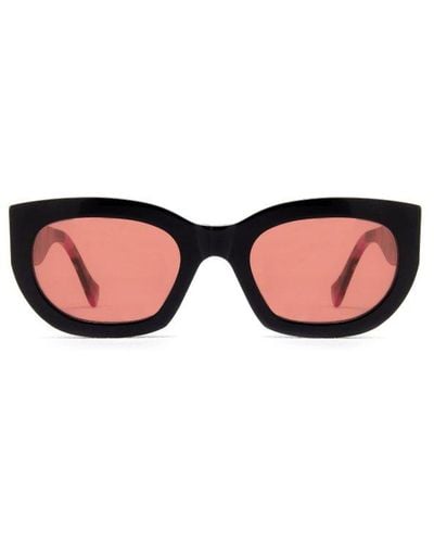 Retrosuperfuture Rectangle Framed Sunglasses - Pink