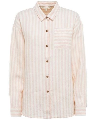 Barbour Hampton Striped Long-sleeve Shirt - White