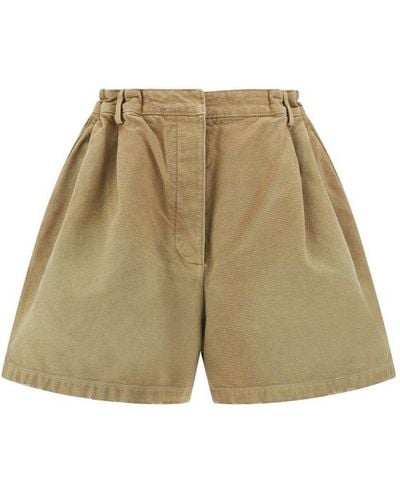 Prada Bermuda Shorts - Natural