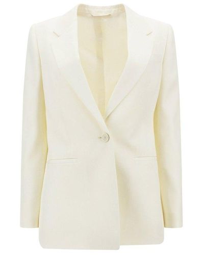 Givenchy V-neck Single-breasted Jacket - White