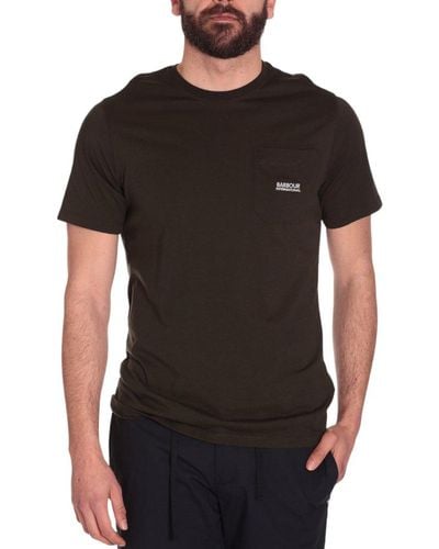 Barbour Short-sleeved Crewneck T-shirt - Black