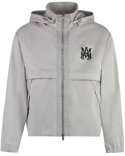 Amiri Technical Fabric Hooded Jacket - Grey