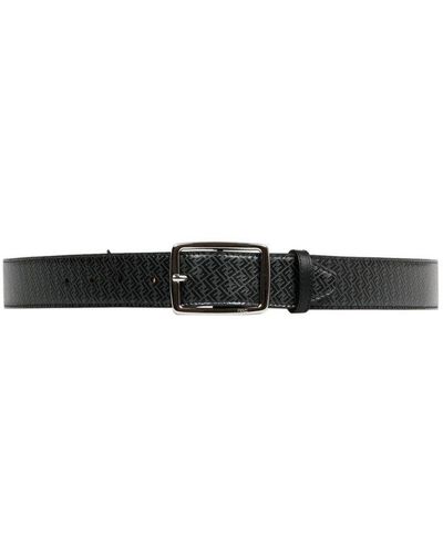 Fendi Ff Micro Motif Belt - Black