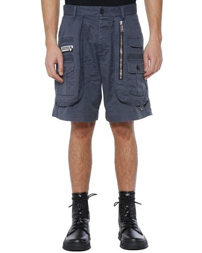 DSquared² Cargo Boxer Shorts - Blue
