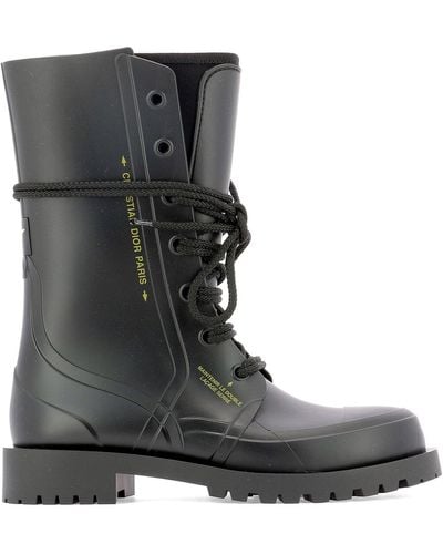 Dior Camp Rubber Ankle Boot - Black