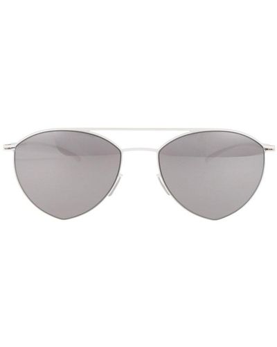 Mykita X Maison Margiela Square Frame Sunglasses - Grey
