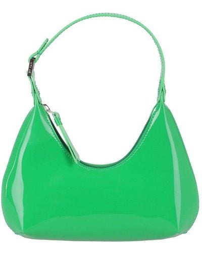 BY FAR Zipped Small Shoulder Bag - Green