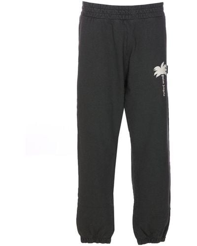 Palm Angels The Palm Printed Elasticated Waist Track Trousers - Black
