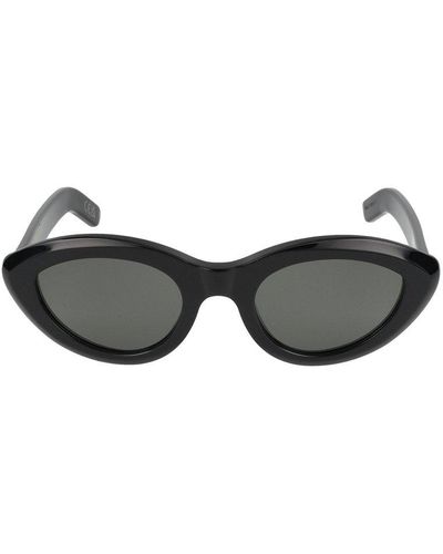 Retrosuperfuture Cat-eye Frame Sunglasses - Black