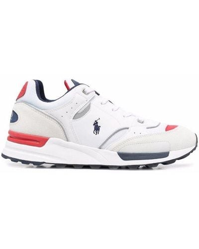 Polo Ralph Lauren Paneled Low-top Sneakers - White