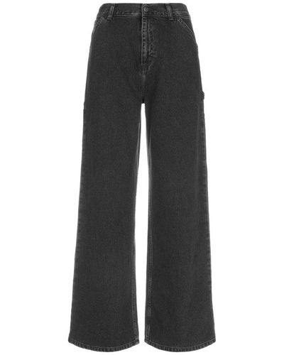 Carhartt High Waist Wide-leg Jeans - Black