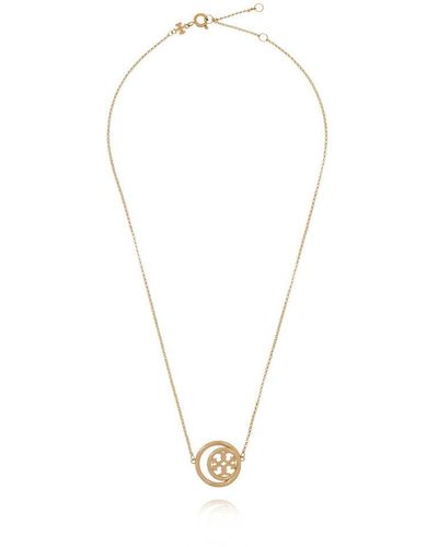 Tory Burch Miller Double-ring Necklace - White