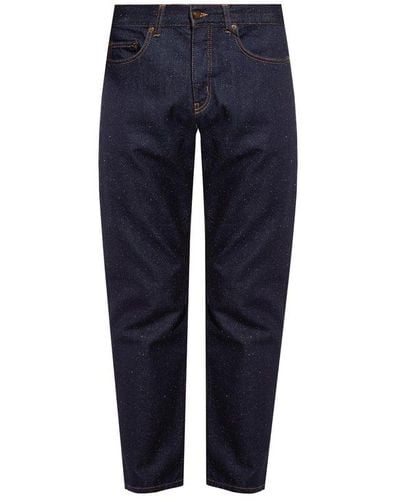 Saint Laurent Jeans With Pockets - Blue