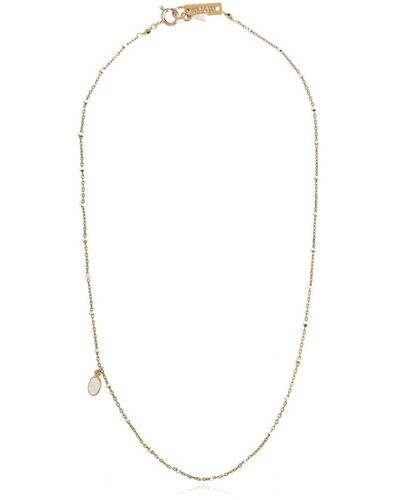 Isabel Marant Casablanca Bead Embellished Necklace - White