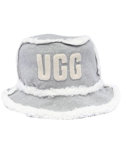 UGG Bounded Fleece Bucket Hat - Gray