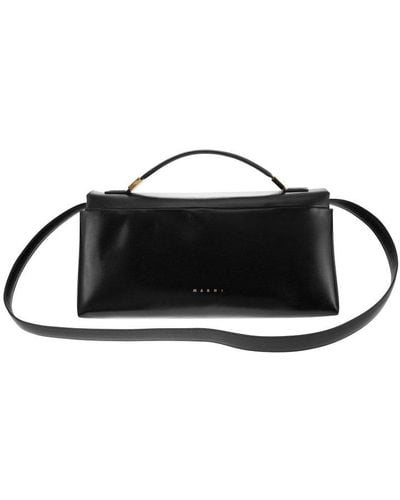 Marni Primsa Top Handle Bag - Black