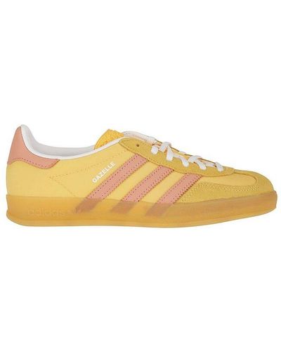 adidas Originals Gazelle Indoor Lace-up Trainers - Yellow