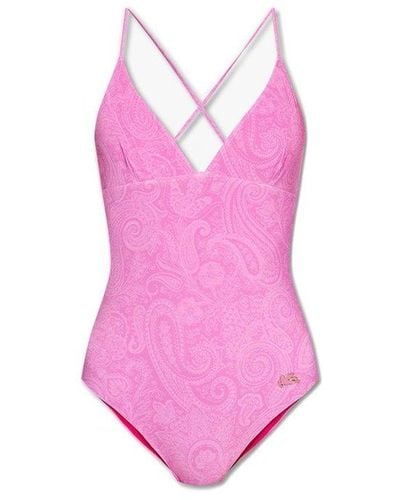 Etro One-Piece Swimsuit - Pink