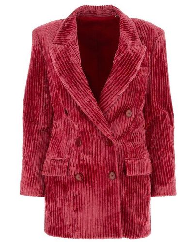 Isabel Marant Dita Double-breasted Jacket - Red