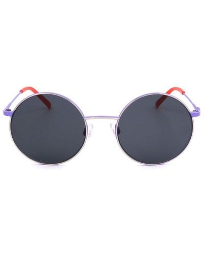 M Missoni Round Frame Sunglasses - Purple
