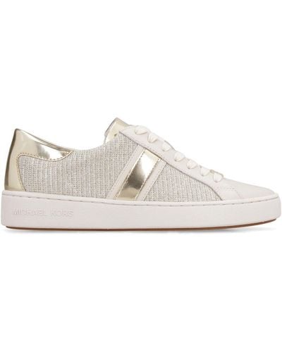 MICHAEL Michael Kors Panelled Lace-up Sneakers - Natural