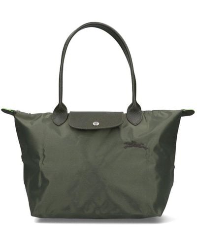 Longchamp Le Pliage S Shoulder Bag - Green