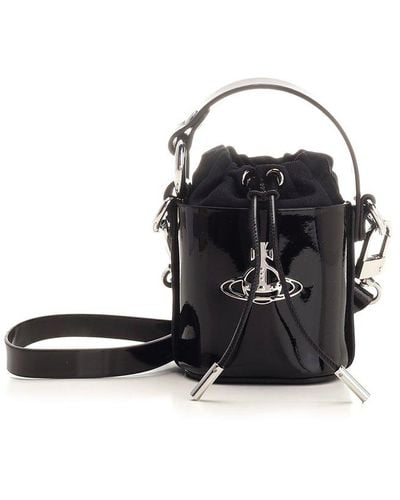 Vivienne Westwood Daisy Mini Bucket Bag - Black