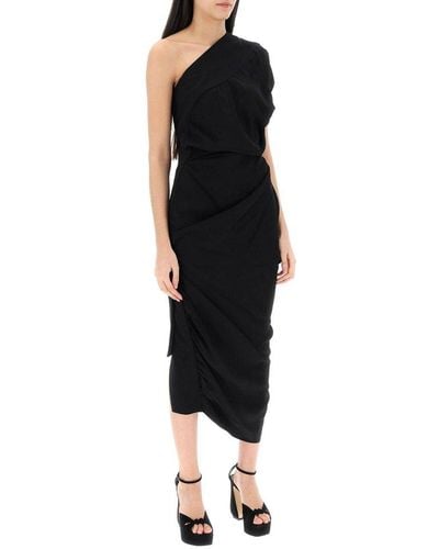 Vivienne Westwood Andalouse Draped One Shoulder Dress - Black
