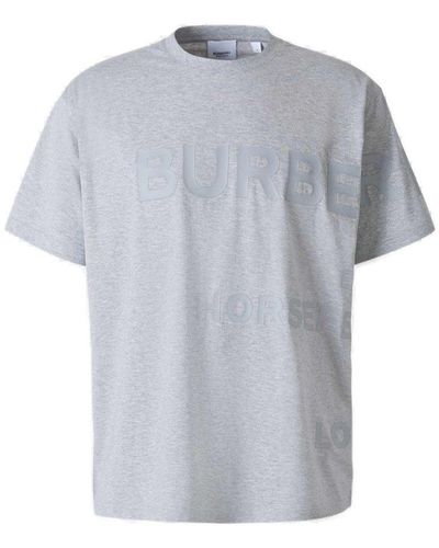 Burberry Horseferry Printed T-shirt - Gray