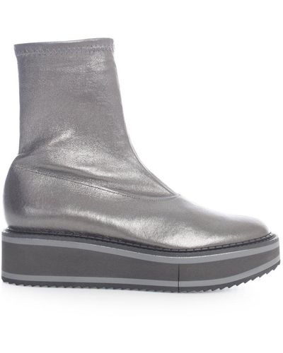 Robert Clergerie Berta 4 Sock Boots - Metallic
