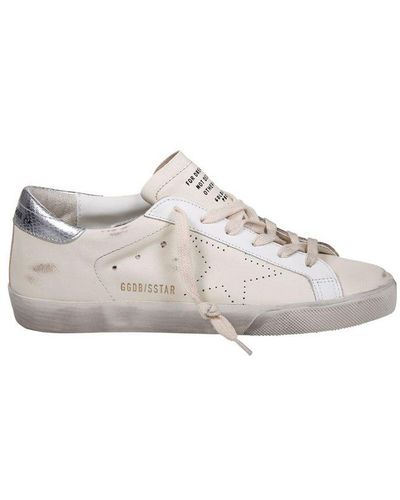 Golden Goose Super Star Lace-up Sneakers - White