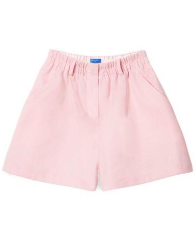 Nina Ricci Elasticated Waistband High Waist Shorts - Pink
