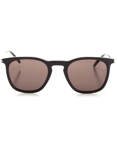 Saint Laurent Square Frame Sunglasses - Gray