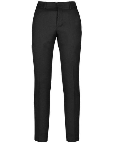 Ami Paris Mid-waisted Tailored Trousers - Black