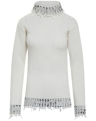 Marni Turtleneck Sweater - White