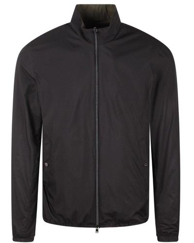 Herno Reversible Zipped Coat - Black