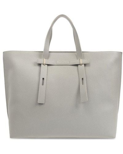 Furla 'giove Large' Shopper Bag, - Gray