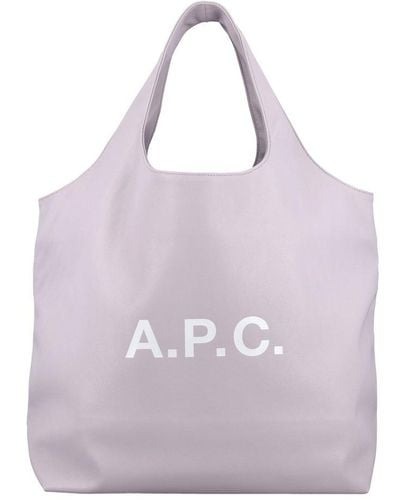 A.P.C. Ninon Tote Bag - Purple